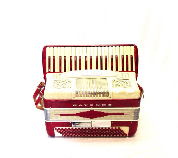 Vintage Accordion Da Vinci Made in Italy Italian by HouseofMadcap