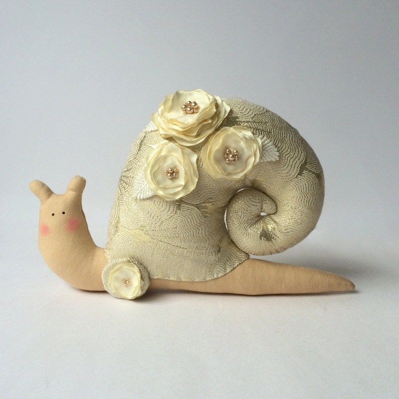 stuffed snail