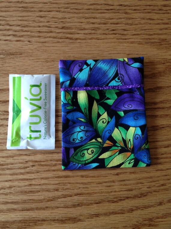 Sugar Packet Holder Travel Case for purse or pocket holder