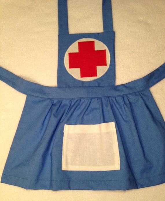 Girl's Nurse Costume child nurse dress up nurse by MollysCellar