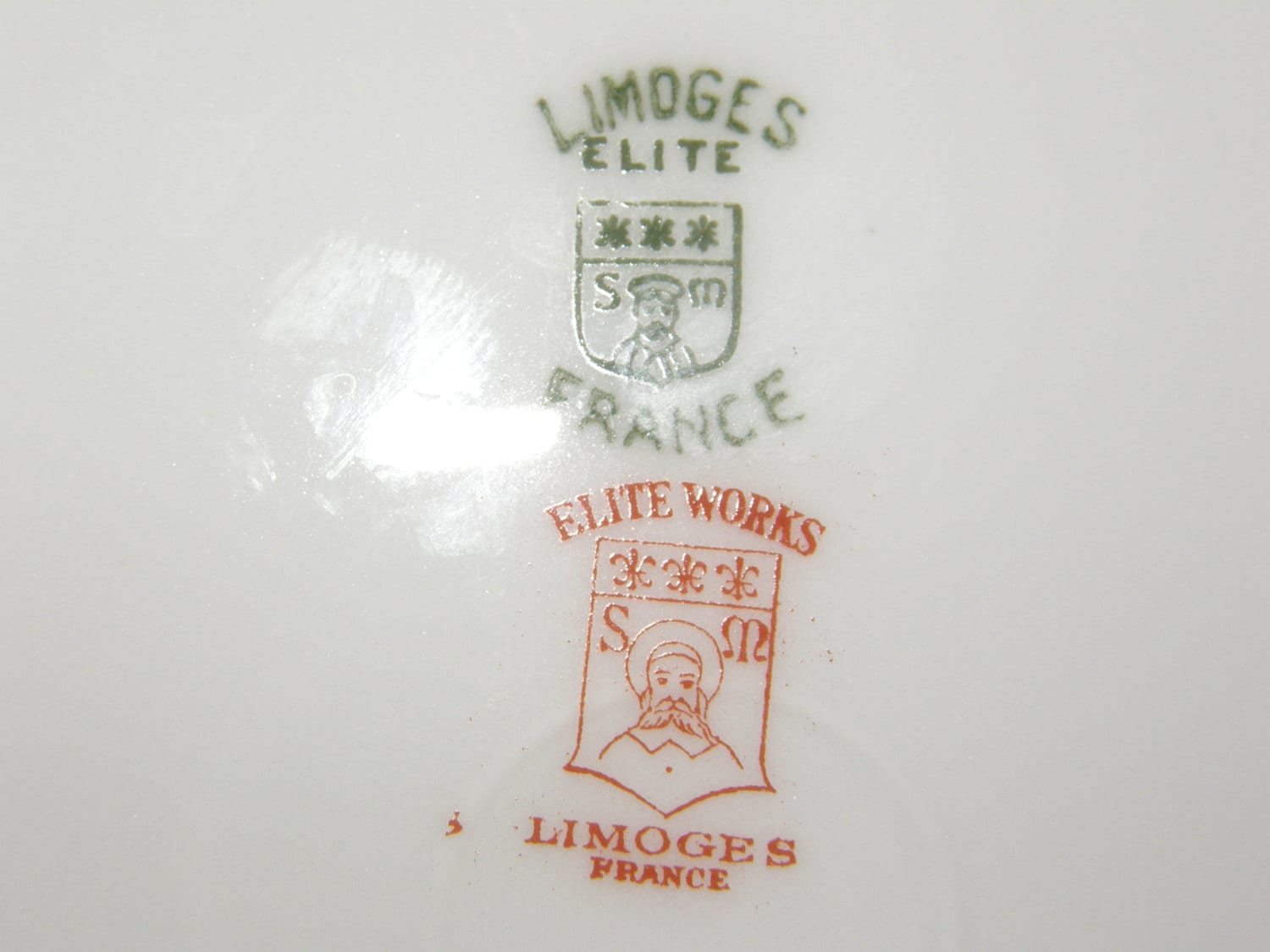 Stunning Limoges China Set Elite Works BAWO DOTTER Luncheon