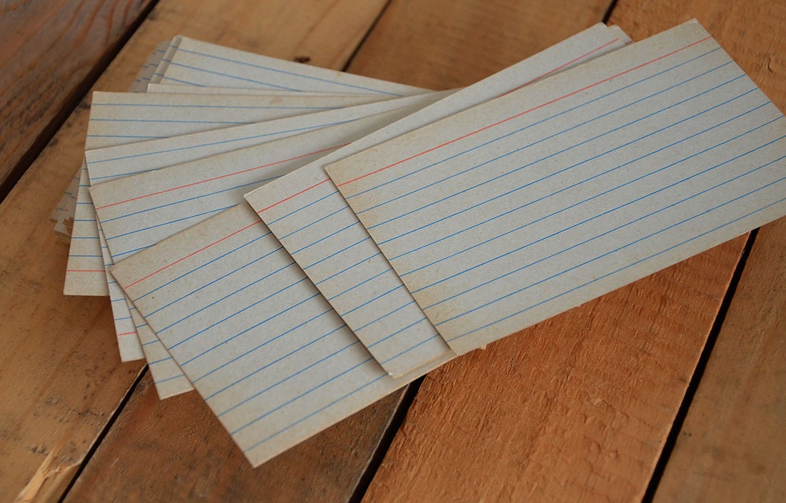 old school lined paper ruled stock card 25cottonsnowflower