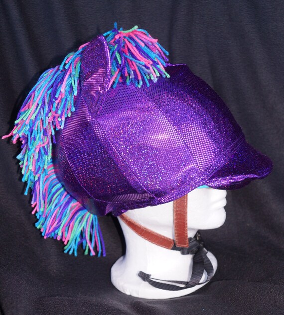 SPARKLE PURPLE Pony Helmet Cover horseback riding