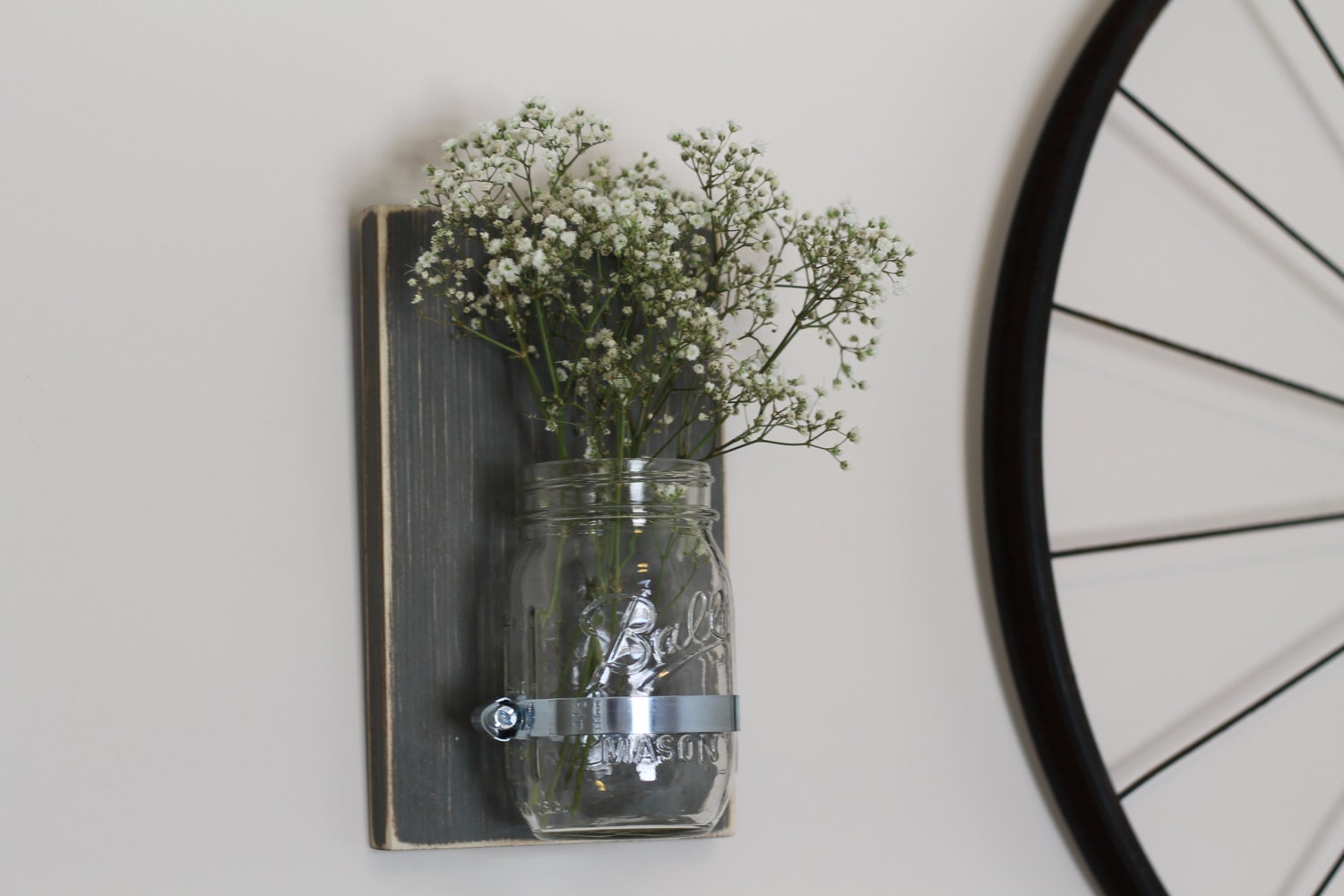 Rustic Mason Jar Wall Sconces Mason Jar Decor Wall Sconces