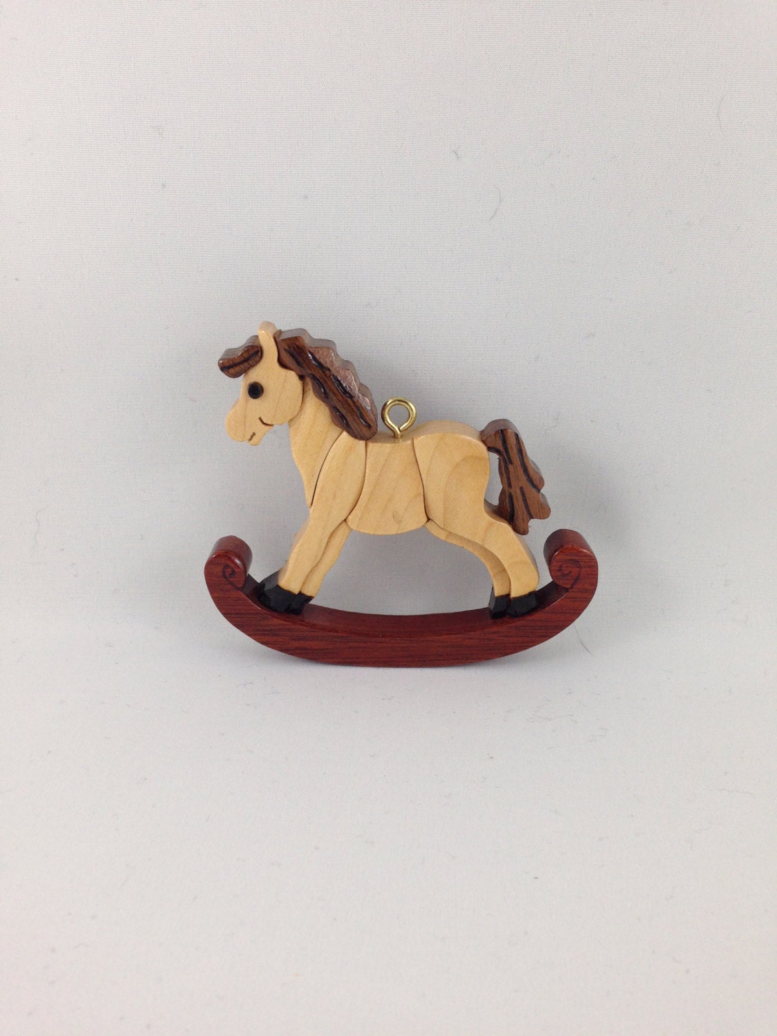 Wooden Rocking Horse Ornament