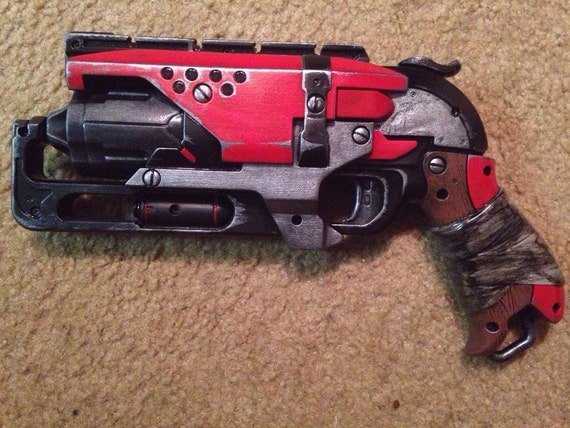 Custom painted nerf hammershot steampunk destiny by CosplayGamers