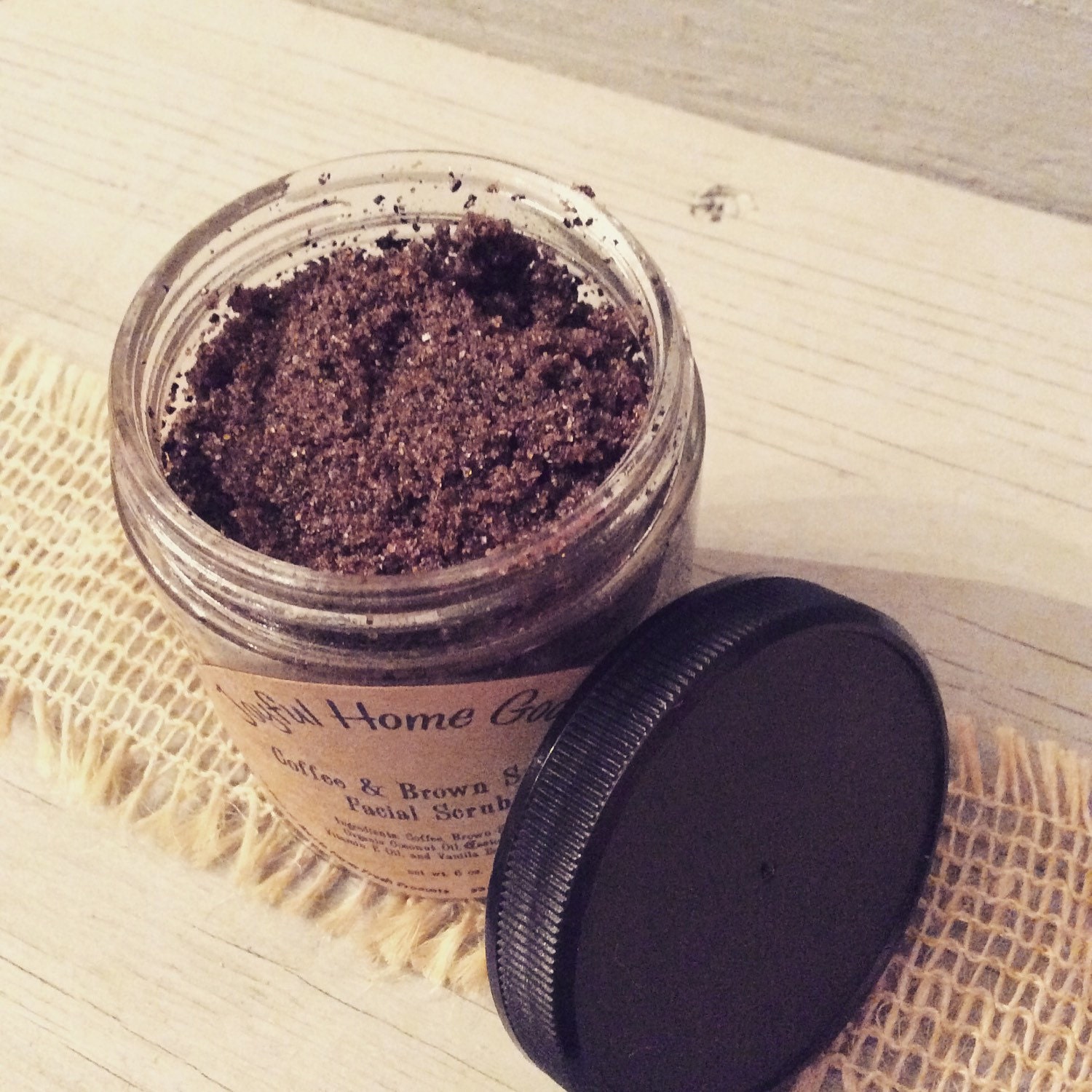 Coffee Brown Sugar Facial Scrub nt wt 6 oz