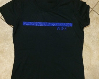 blue line shirt womens