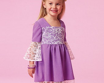 OUT of PRINT McCall's Pattern M7108 Children's/Girls' Dresses