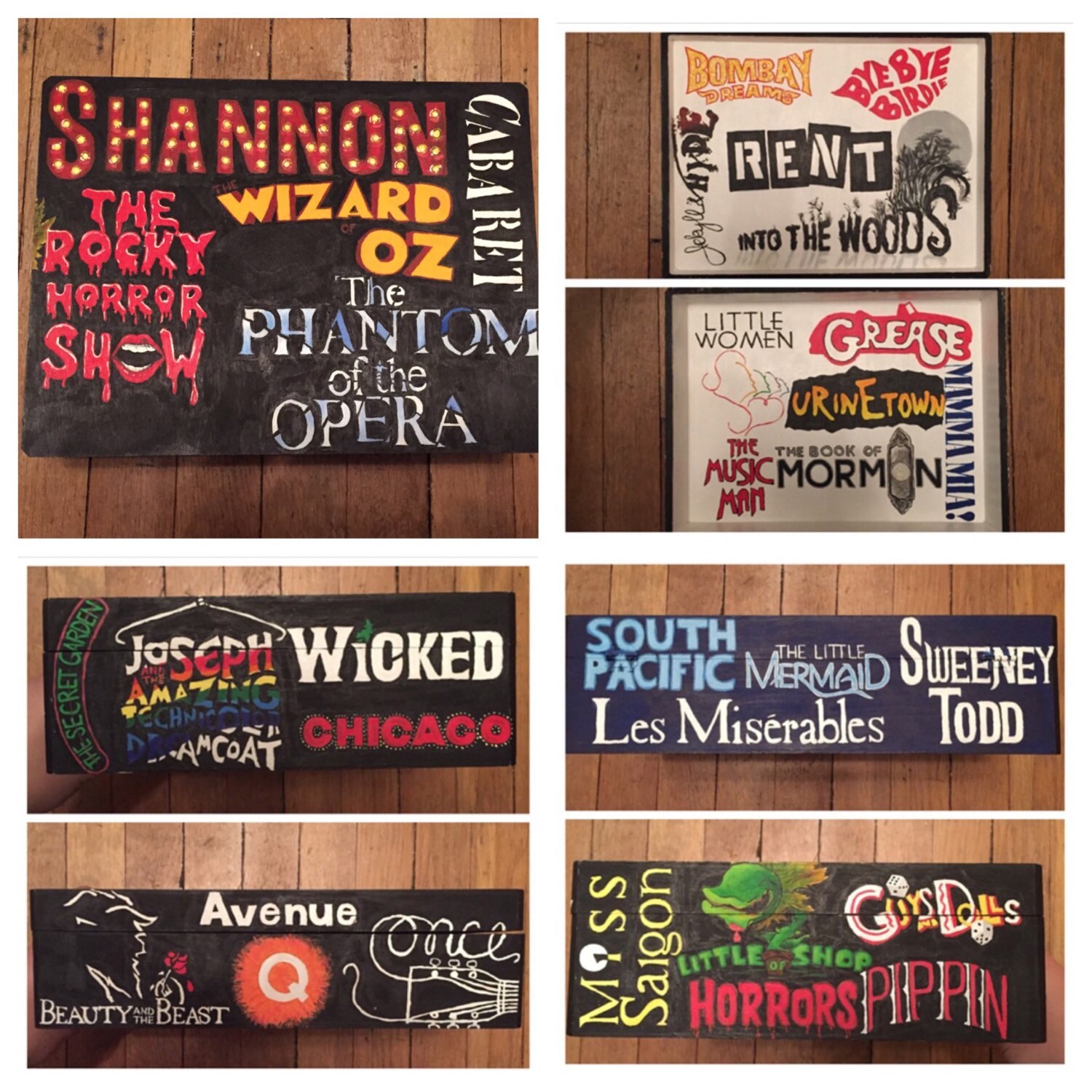 Broadway Memorabilia Box by CustomBroadway on Etsy