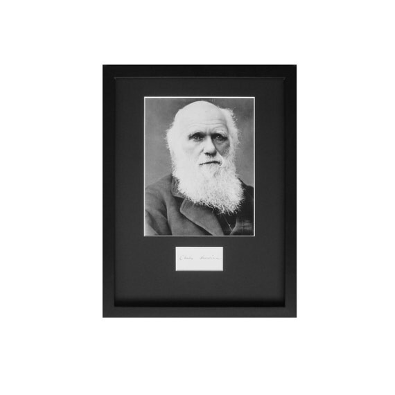 Charles Darwin AUTOGRAPH photo display Biology by Autocollector67