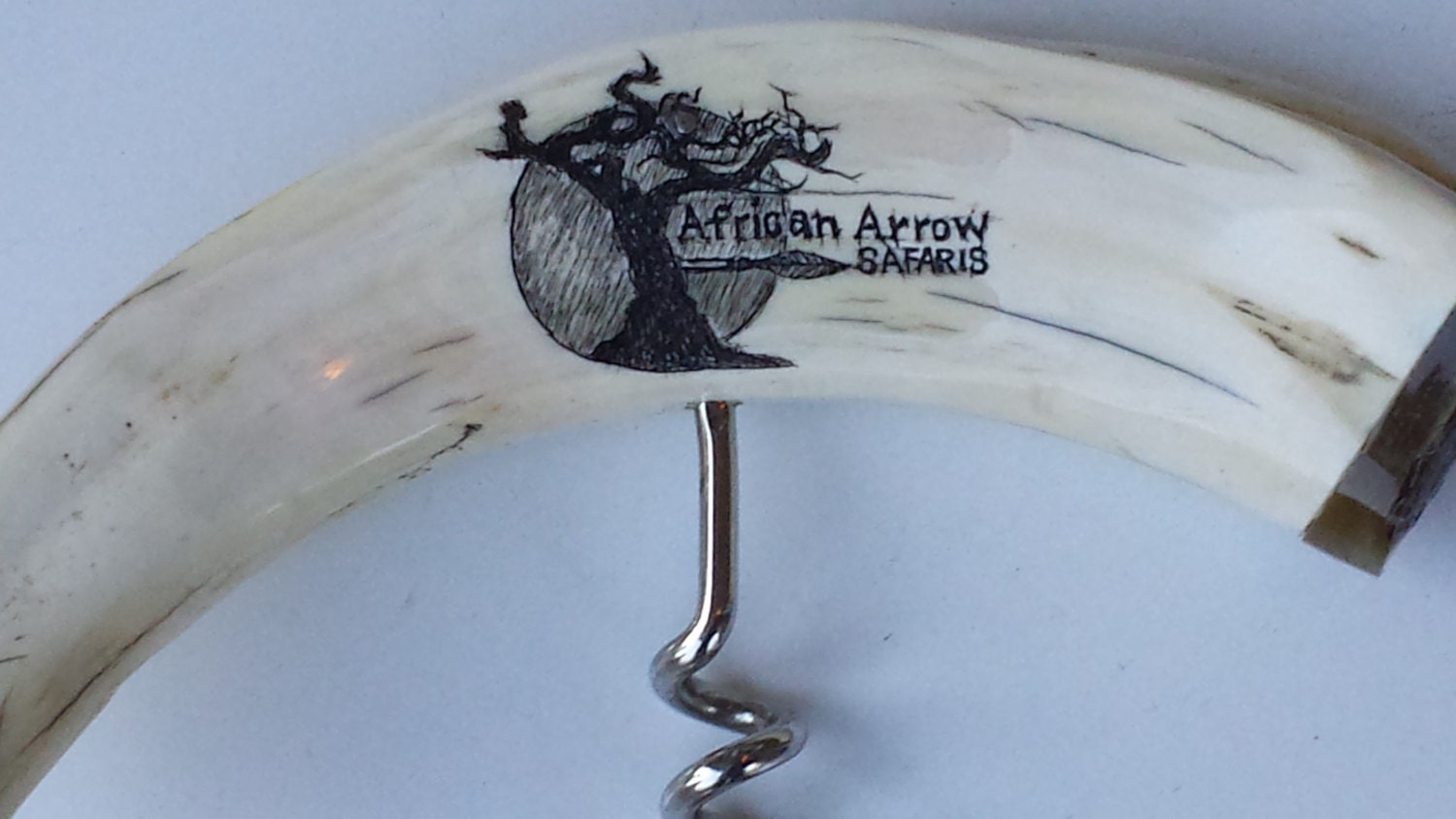 Vintage Antelope Horn Corkscrew African Arrow by JewelsandMetals