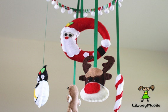 items similar to christmas baby crib mobile felt mobile items similar to christmas baby crib mobile felt mobile