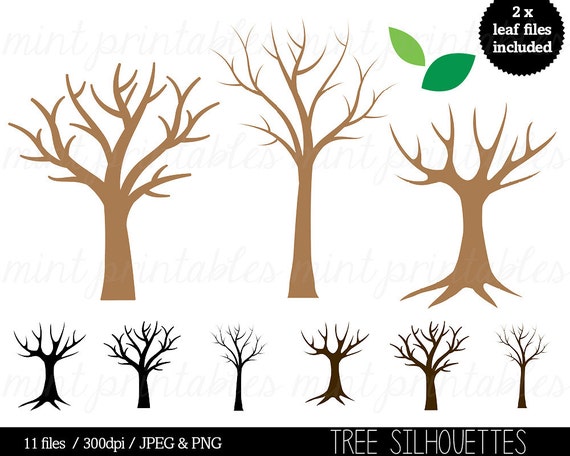 Tree Silhouette Clipart Tree Clip Art Trees Family Tree