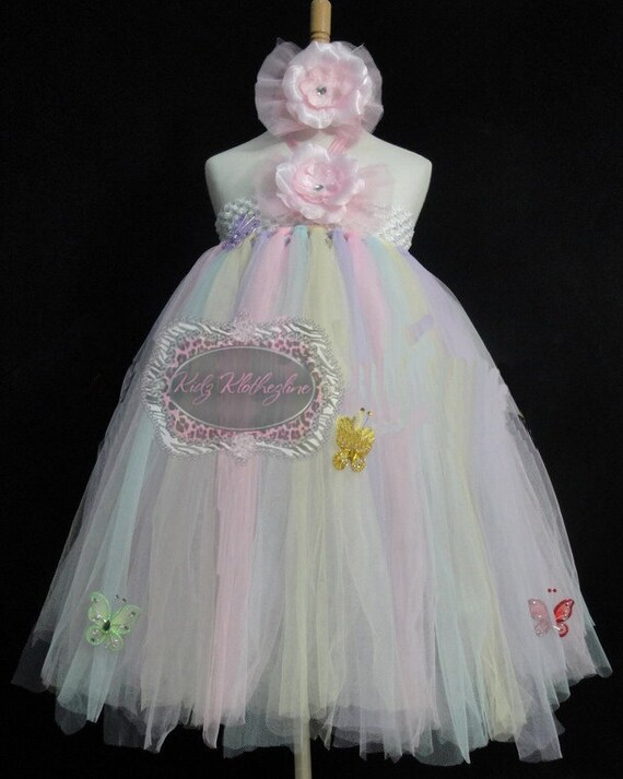 1st birthday Tutu Dress Multi pink BUTTERFLY TUTU DRESS Matching ...