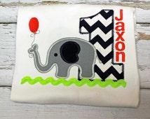 elephant birthday shirt