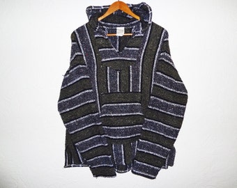 Vintage 90s Drug Rug Baja hoodie - large