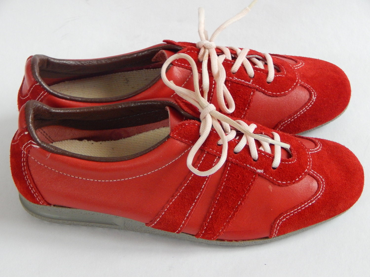 Soviet vintage Red Shoes EUR 36 Women Sport Shoes Unused Retro