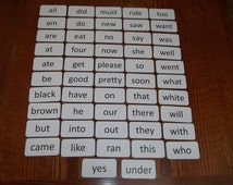 Popular items for laminated flash card on Etsy