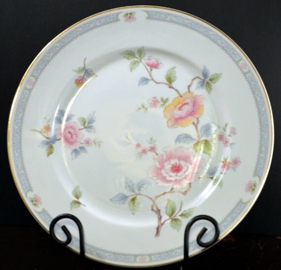Peonies Dinner Plates Fine China Pattern 3912 by SouthernPearlz