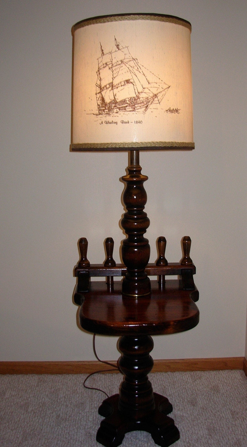 Vintage Milford Guild Nautical Floor Lamp by SeaMyNauticalVintage