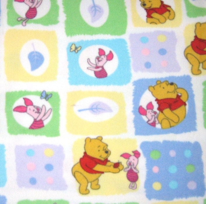 Disney's Winnie the Pooh Fleece Fabric for No Sew Blanket