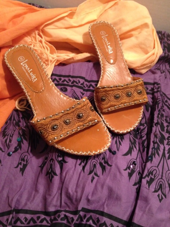 Gypsy Hippie Chic Bohemian Shoes Heels