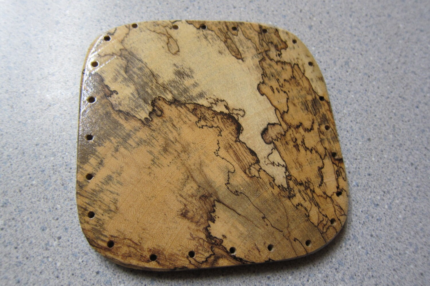 REDUCED Pine Needle Basket Making Base Center Spalted Tamarind