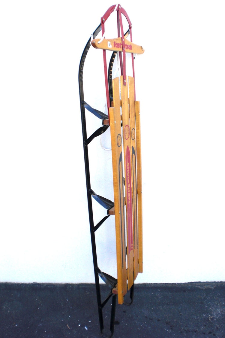 Vintage 1995 Snow Sport Torpedo Fast Trak Sled by BuyFoundObjects