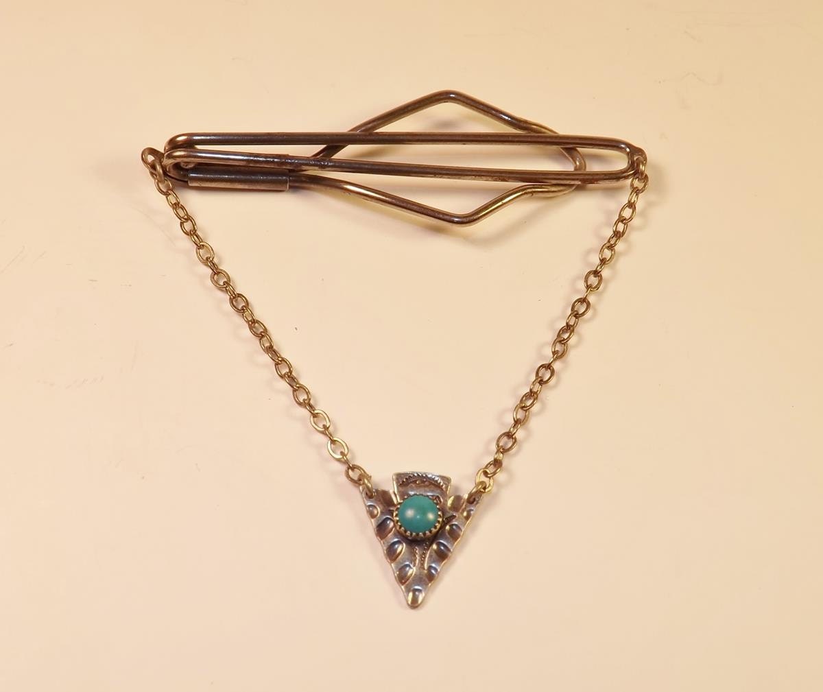 Sterling Silver Tie Bar Chain with by on Etsy