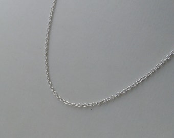 Sterling Silver Chain 18 inch- 1.2mm sterling silver necklace, Sterling Silver, simple sterling silver chain, 925, DIY, jewelry supply