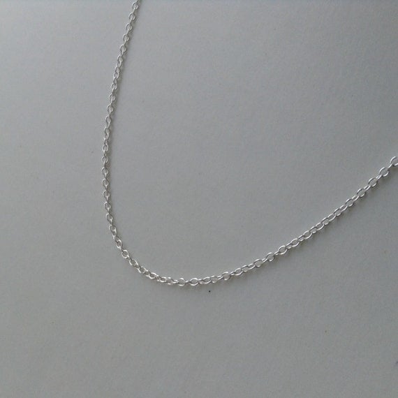 Sterling Silver Chain 18 inch 1.2mm sterling silver necklace