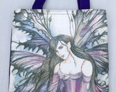 Gothic fairy tote bag handmade by morgan