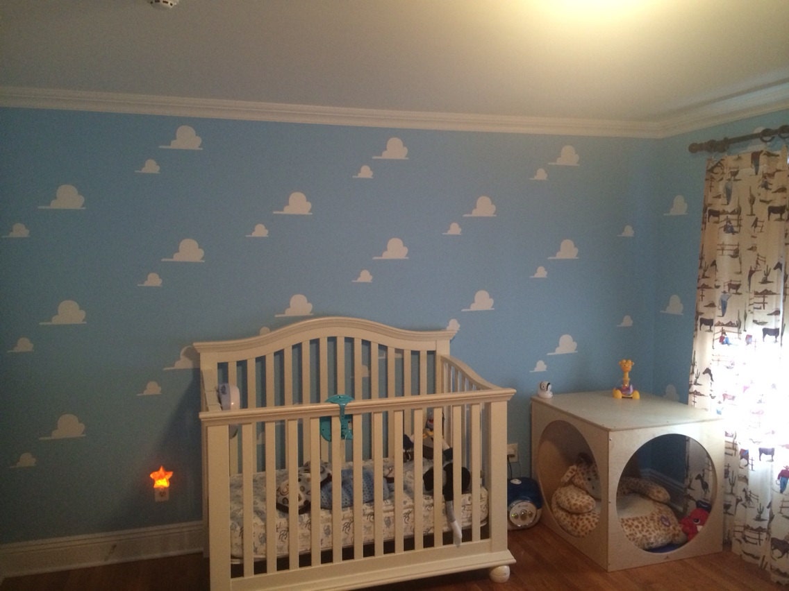Cloud Decal Toy Story Wall Decal Cloud Cartoon Animated Movie
