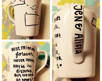 CUSTOM Best Friend/Couples Mug