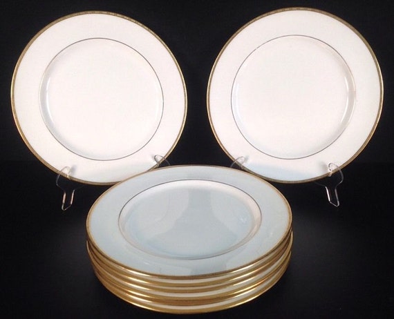 Royal Doulton 8 Luncheon Plates ca. 1902-1922 Gorgeous