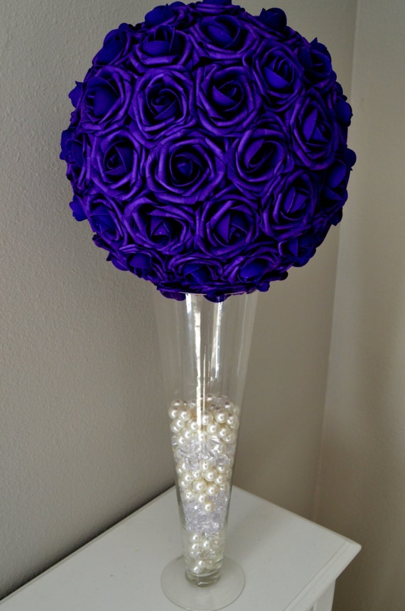 Elegant Wedding Real Touch Foam Flower Ball. by KimeeKouture