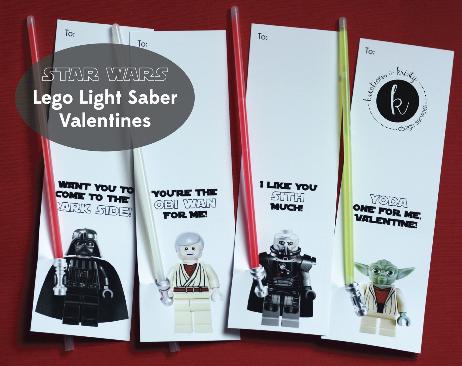 Printable Star Wars Glow Stick Valentines | valentine s day star wars lego glow stick light saber Printable Star Wars Glow Stick Valentines | valentine s day star wars lego glow stick light saber