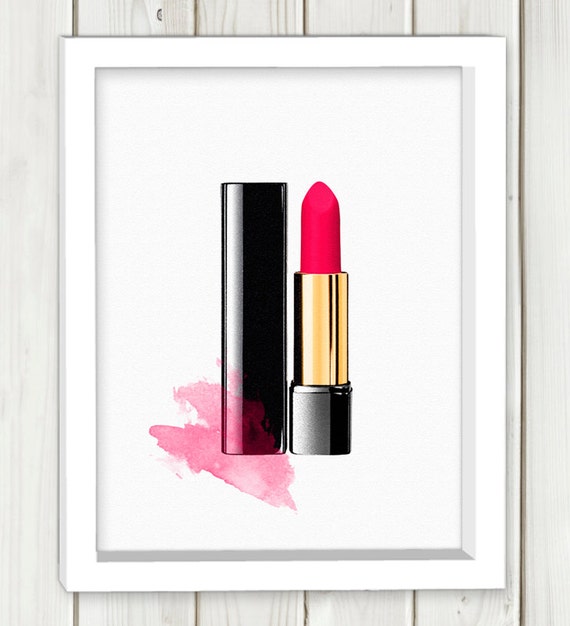 Lipstick printable artDIGITAL FILE wall art home decorart