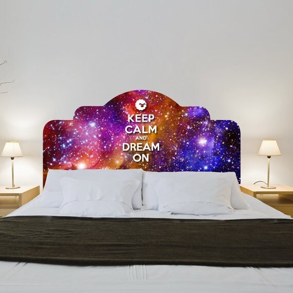 Keep Calm Dream On Headboard Sticker Headboard Stickers