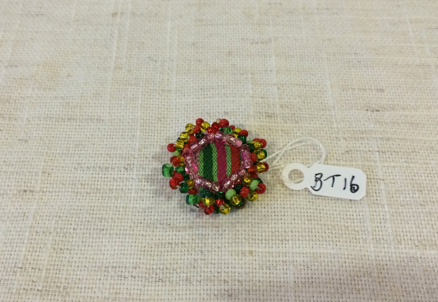 Decorative Beaded Buttons from SpoolnAround on Etsy Studio