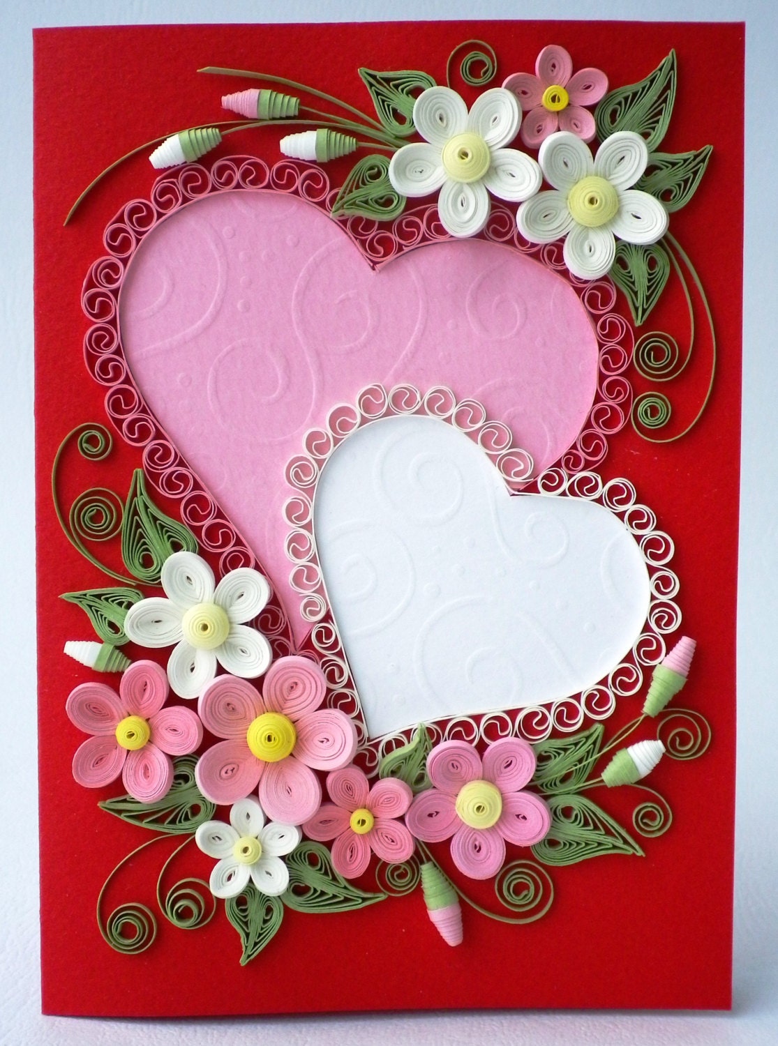 Valentine Quilling Card Valentines Day Quilling Card 5241