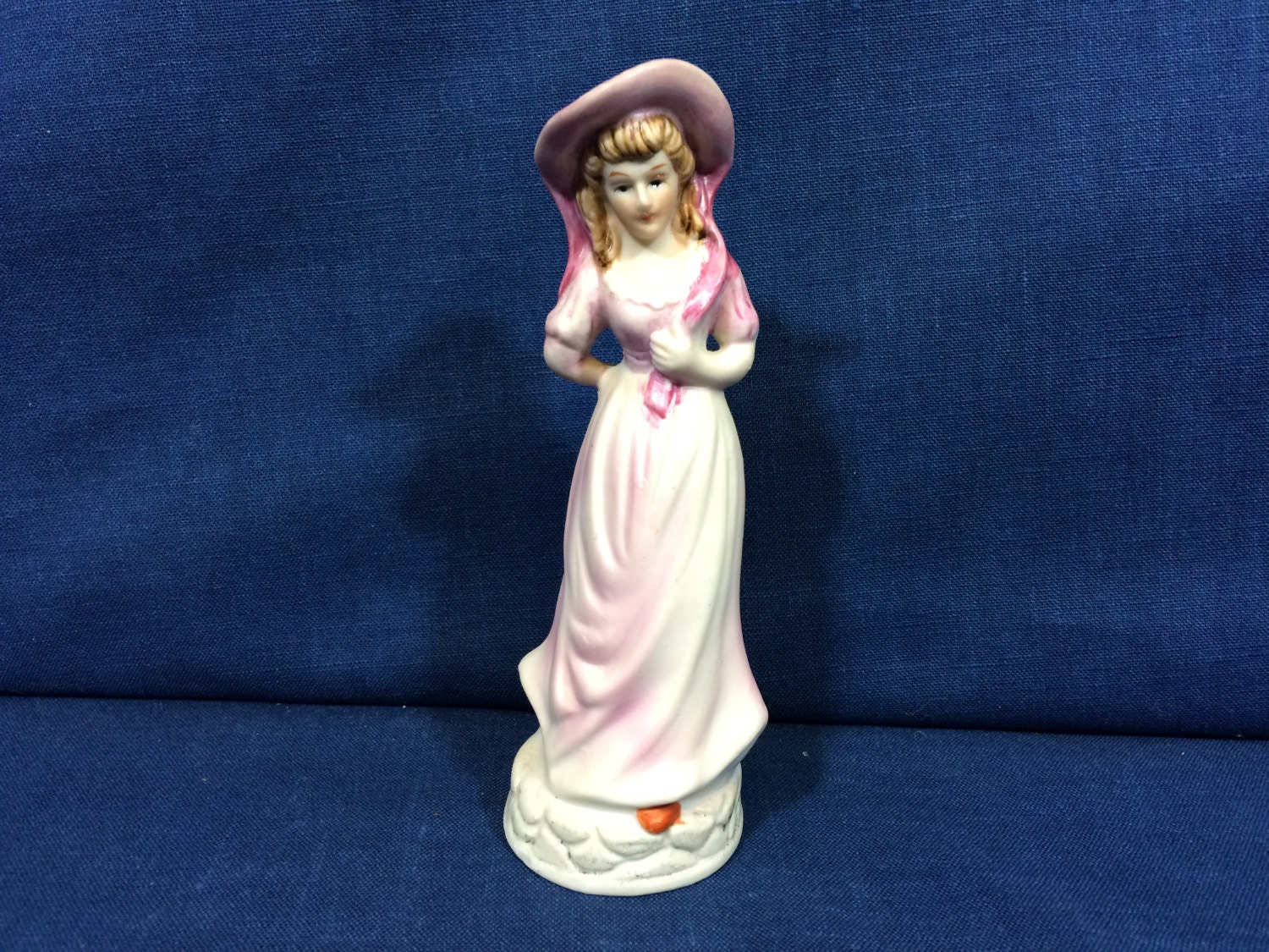 Vintage Porcelain Figurine Victorian Lady In by AdoptAKeepsake