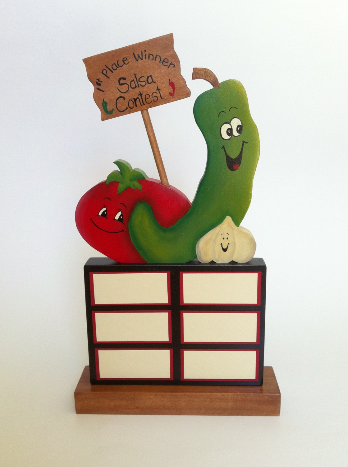 Salsa Contest Trophy for Cookoff Winner by MrMrsCreativity on Etsy