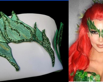 POISON IVY glitter eyebrow mask batman brow eve Comic Con cosplay cat woman Harley Quinn BFF