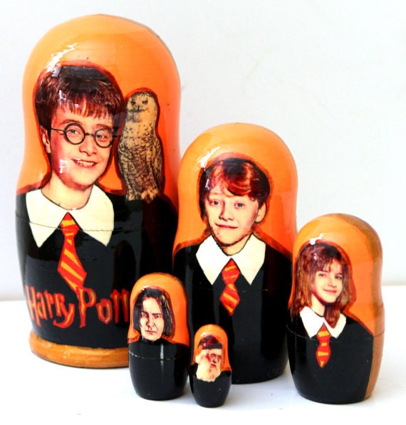 harry potter russian nesting dolls