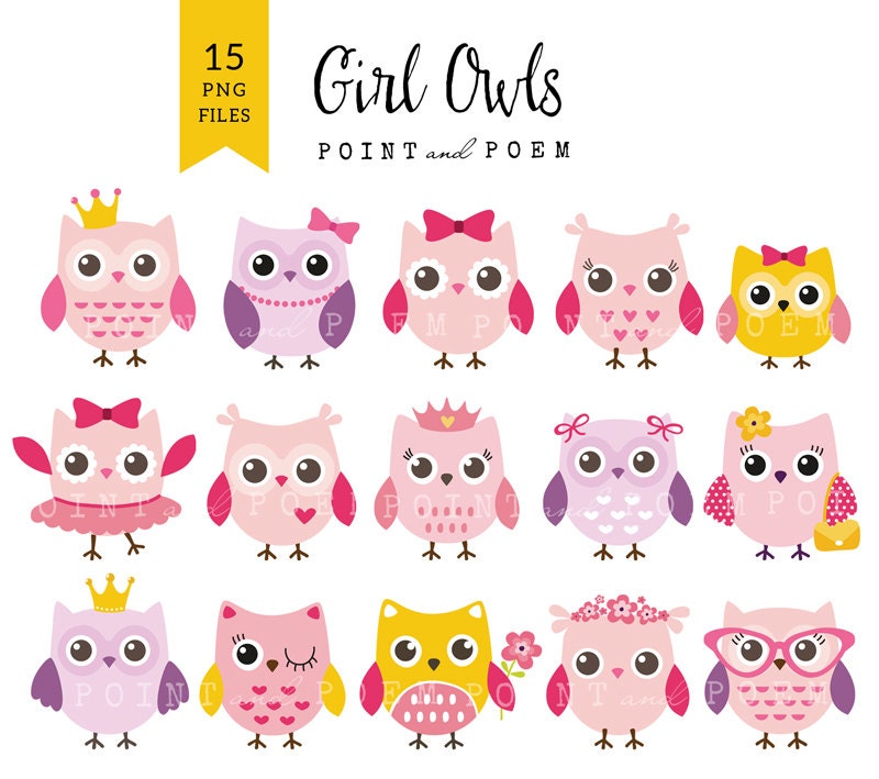baby girl owl clip art free - photo #26