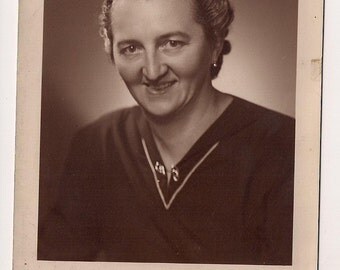 Germany 1940 Upcycled recycled repurposed Vintage Real Photo Postcard Photography, Paper Ephemera, Antique snapshot, RPPC Old