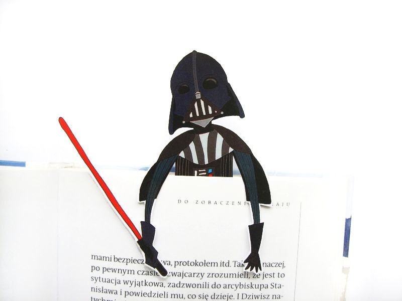 darth vader printable bookmark star wars the force awakens