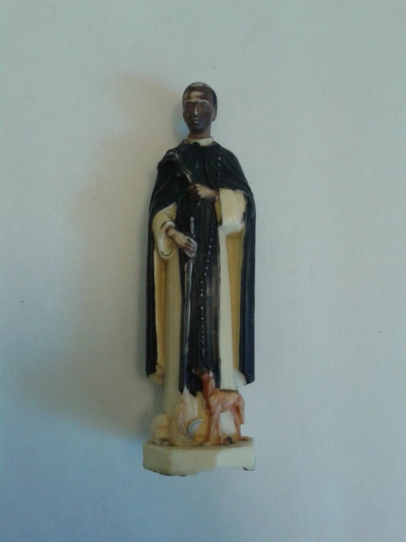 Vintage Catholic Small Statue Saint / San by VintageThatandThis